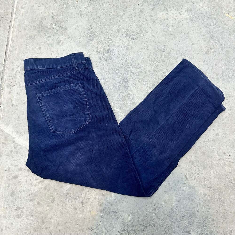 Tommy Hilfiger Navy Blue Corduroy Pants - 34x30”